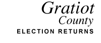 Gratiot County November 2009 Election - Tuesday, November 03, 2009
