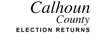Calhoun County May Special Election - 5/2/2017